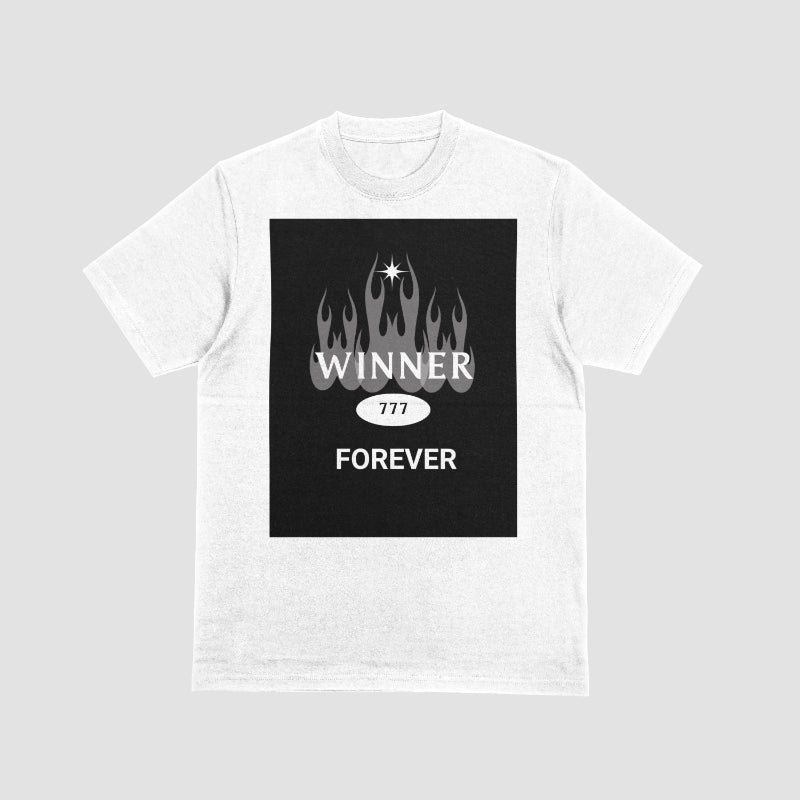 FOREVER WINNER (white) Мъжка тениска