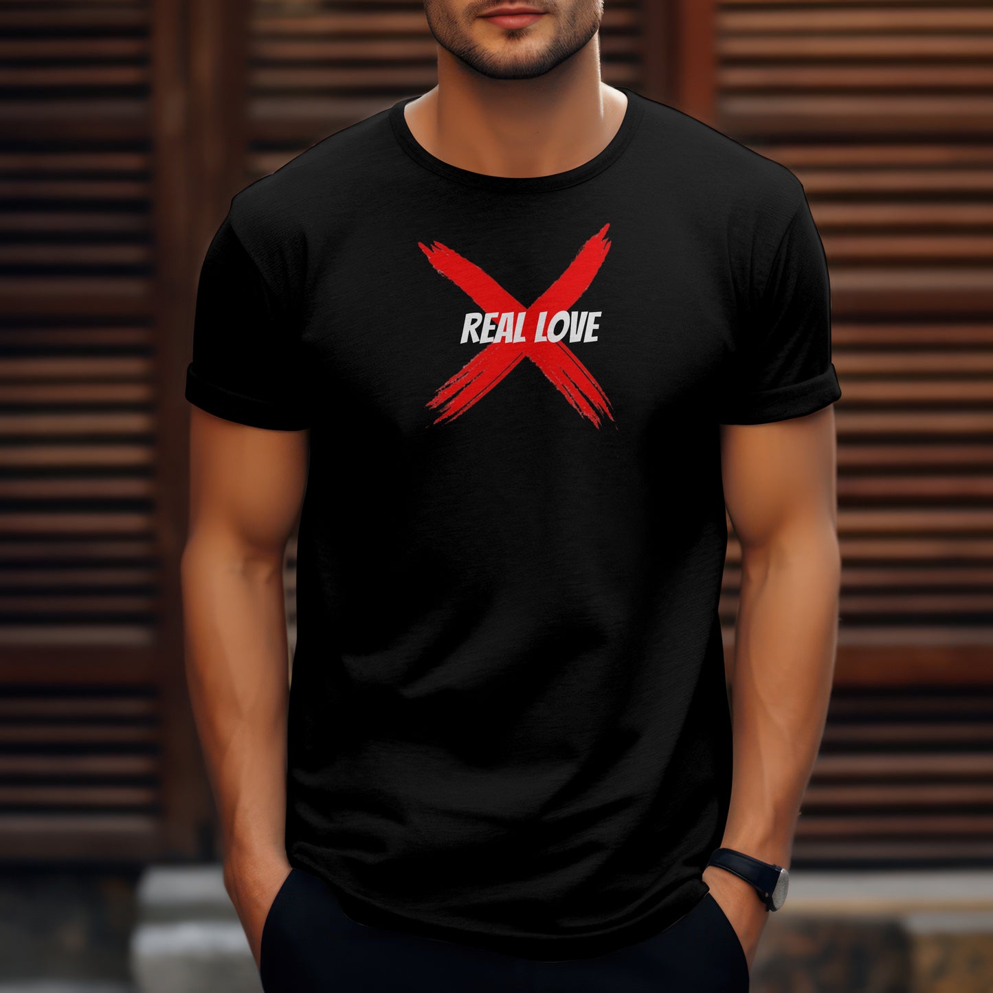 REAL LOVE Мъжка тениска