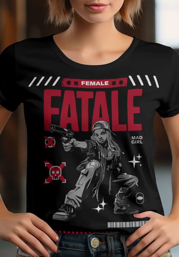 FATALE FEMALE Женска тениска
