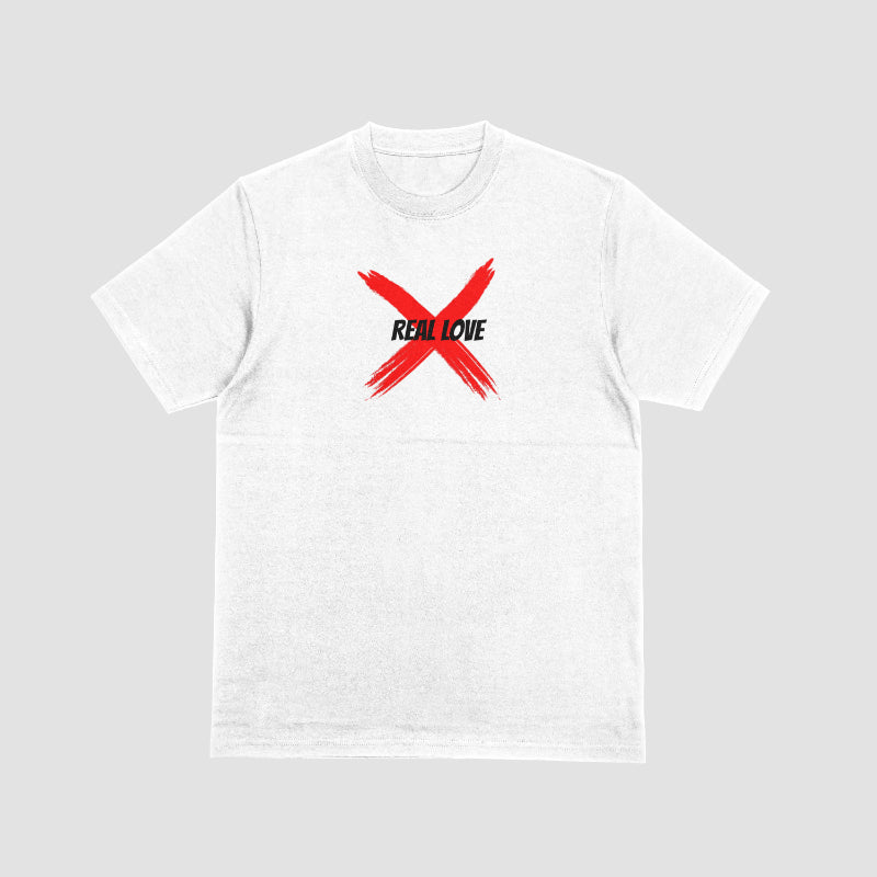 REAL LOVE (WHITE) Мъжка тениска