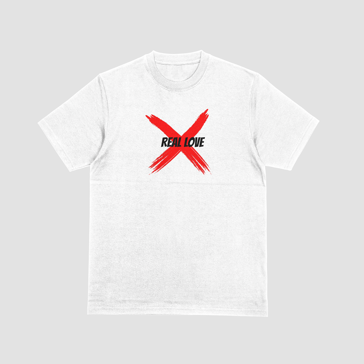 REAL LOVE (WHITE) Мъжка тениска