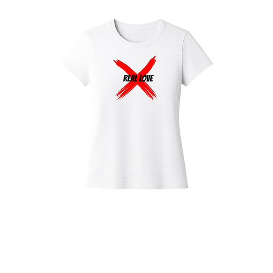 REAL LOVE (WHITE) Женска тениска