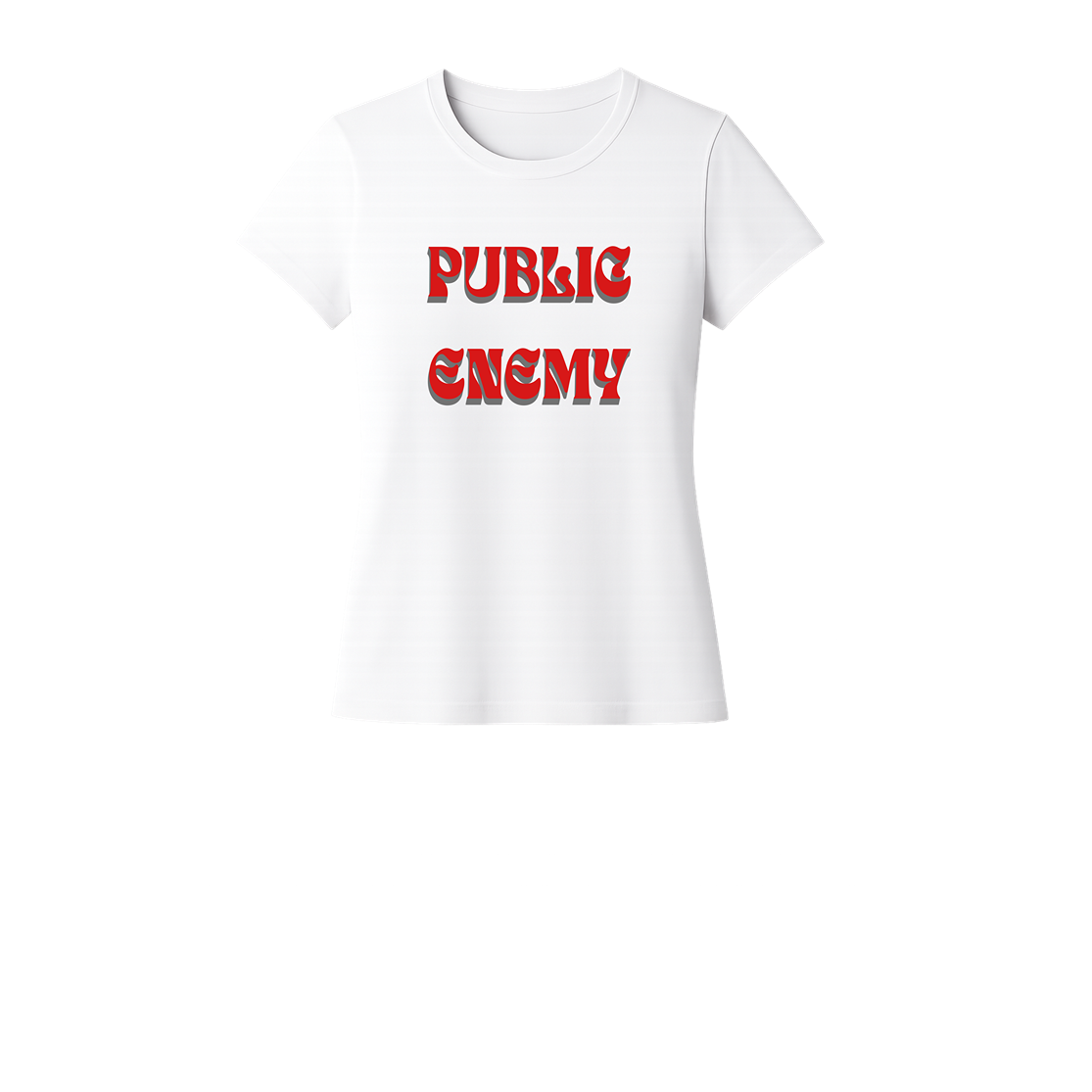 PUBLIC ENEMY (WHITE) Женска тениска