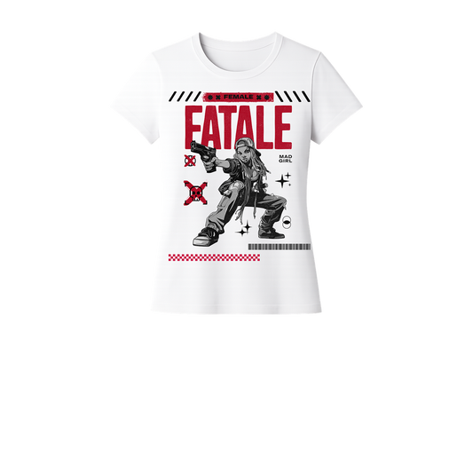 FATALE FEMALE (WHITE) Женска тениска